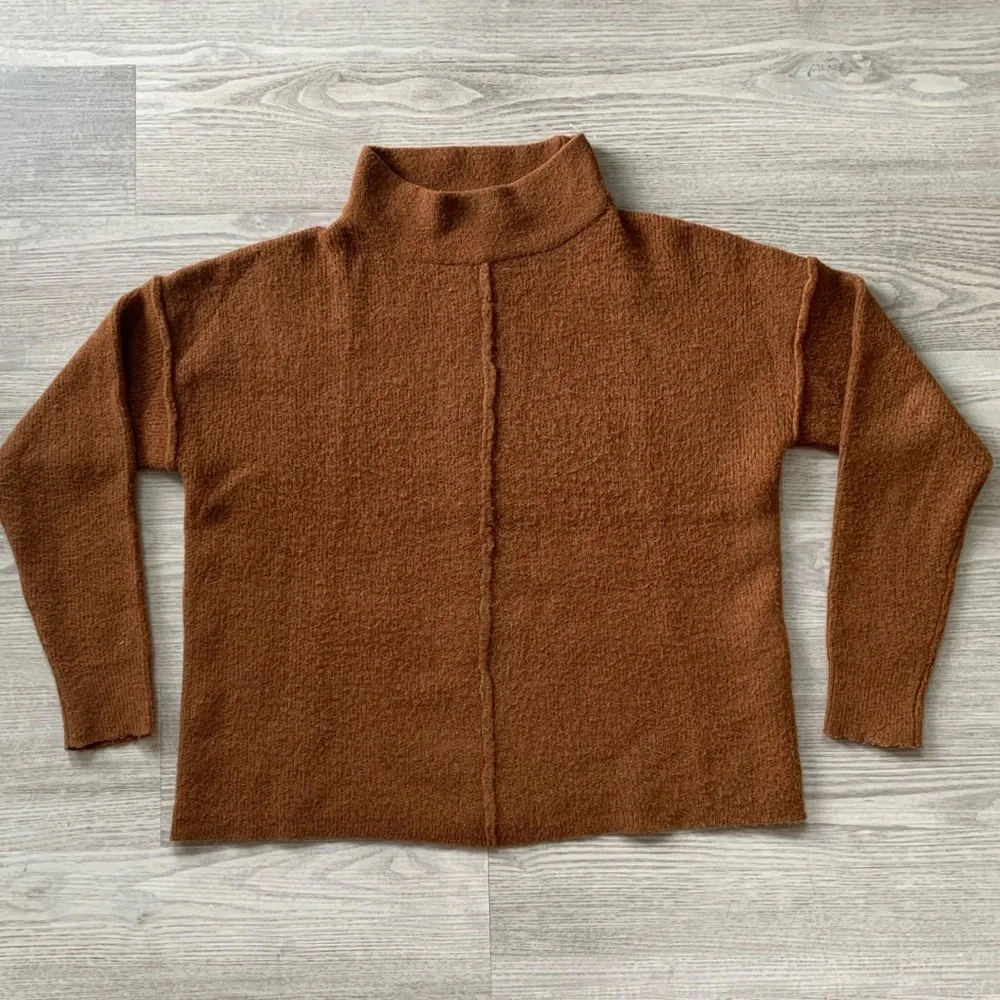 Universal Thread Women's Cowl Neck Sweater - Brown - Picture 2 of 4